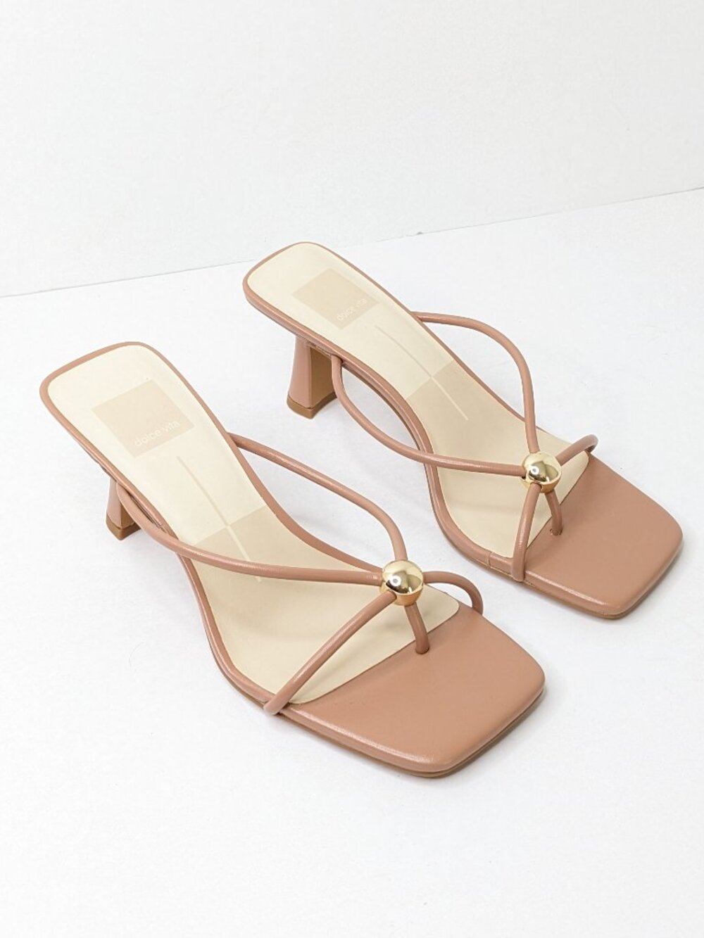 Dolce Vita Malena Heeled Sandals Light Tan Women's 6.5